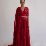 lehenga set red product image